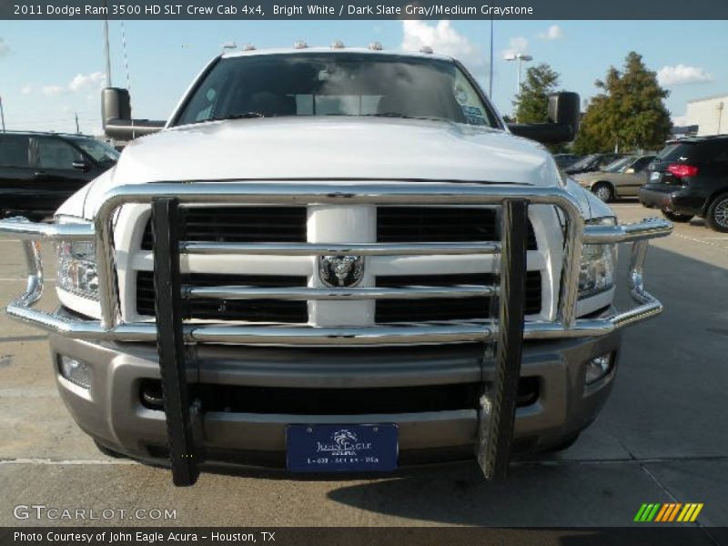 Bright White / Dark Slate Gray/Medium Graystone 2011 Dodge Ram 3500 HD SLT Crew Cab 4x4