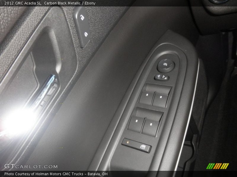 Carbon Black Metallic / Ebony 2012 GMC Acadia SL