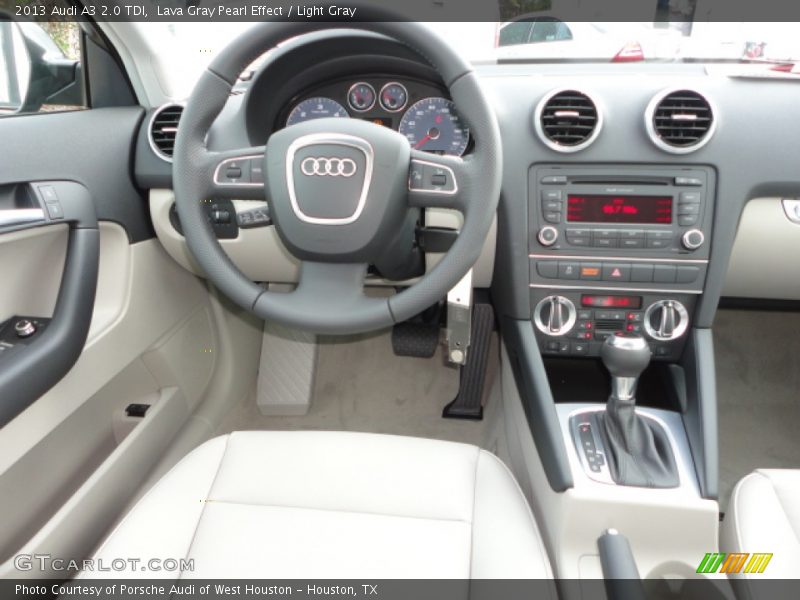 Lava Gray Pearl Effect / Light Gray 2013 Audi A3 2.0 TDI