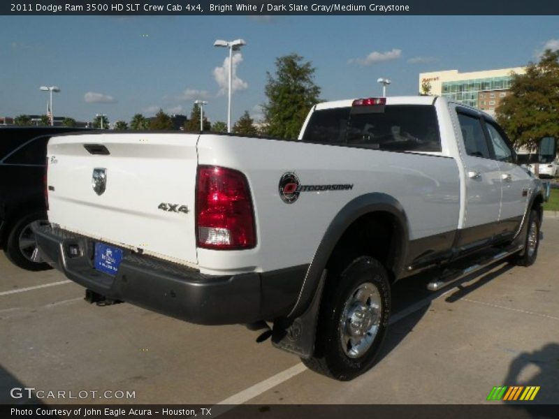 Bright White / Dark Slate Gray/Medium Graystone 2011 Dodge Ram 3500 HD SLT Crew Cab 4x4