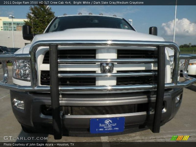 Bright White / Dark Slate Gray/Medium Graystone 2011 Dodge Ram 3500 HD SLT Crew Cab 4x4