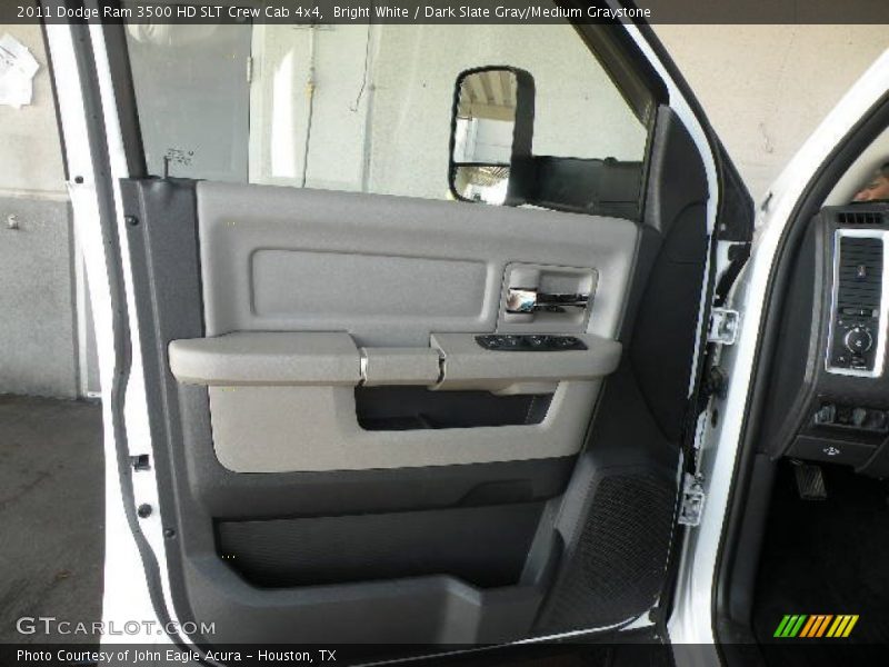 Bright White / Dark Slate Gray/Medium Graystone 2011 Dodge Ram 3500 HD SLT Crew Cab 4x4