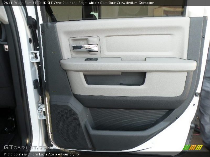 Bright White / Dark Slate Gray/Medium Graystone 2011 Dodge Ram 3500 HD SLT Crew Cab 4x4