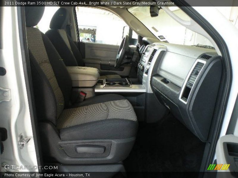 Bright White / Dark Slate Gray/Medium Graystone 2011 Dodge Ram 3500 HD SLT Crew Cab 4x4