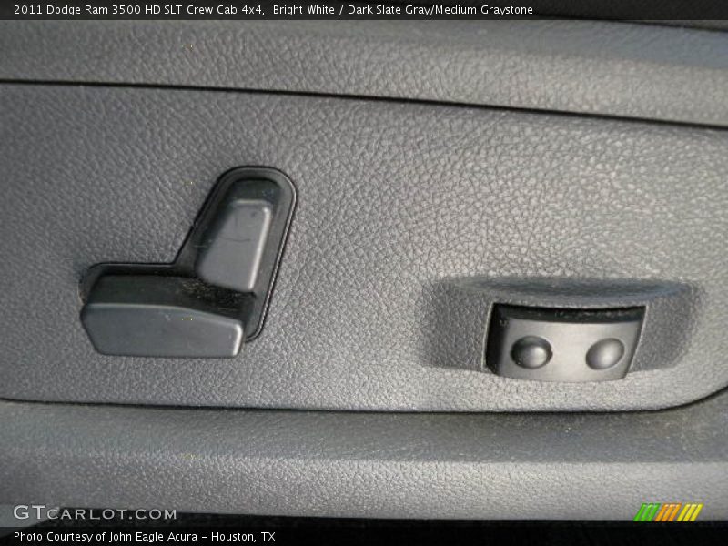 Bright White / Dark Slate Gray/Medium Graystone 2011 Dodge Ram 3500 HD SLT Crew Cab 4x4