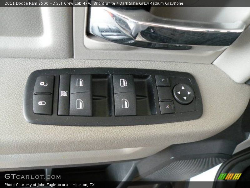 Bright White / Dark Slate Gray/Medium Graystone 2011 Dodge Ram 3500 HD SLT Crew Cab 4x4
