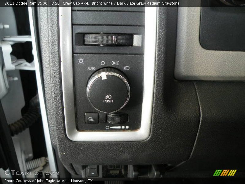 Bright White / Dark Slate Gray/Medium Graystone 2011 Dodge Ram 3500 HD SLT Crew Cab 4x4
