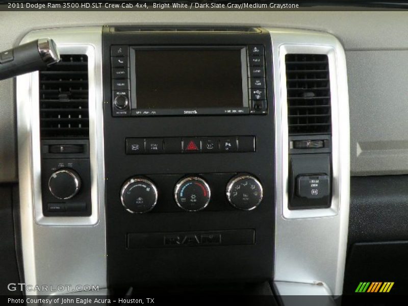 Bright White / Dark Slate Gray/Medium Graystone 2011 Dodge Ram 3500 HD SLT Crew Cab 4x4