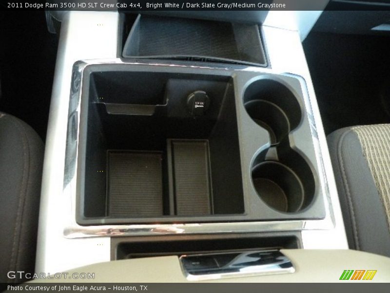 Bright White / Dark Slate Gray/Medium Graystone 2011 Dodge Ram 3500 HD SLT Crew Cab 4x4