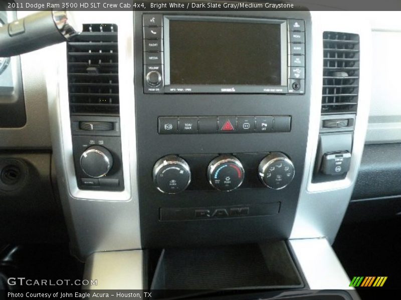 Bright White / Dark Slate Gray/Medium Graystone 2011 Dodge Ram 3500 HD SLT Crew Cab 4x4