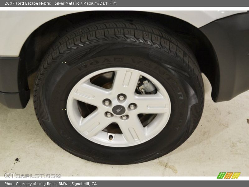 Silver Metallic / Medium/Dark Flint 2007 Ford Escape Hybrid