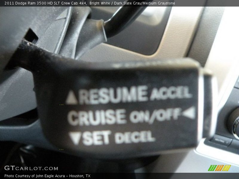 Bright White / Dark Slate Gray/Medium Graystone 2011 Dodge Ram 3500 HD SLT Crew Cab 4x4