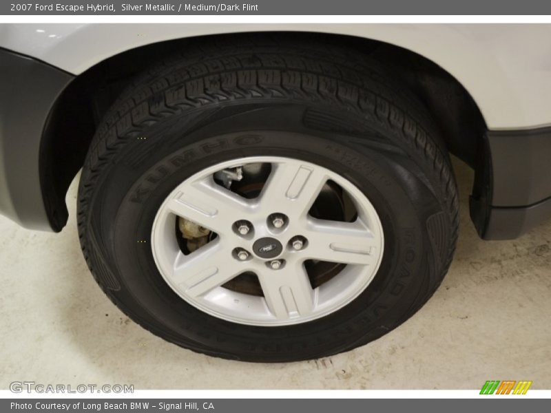 Silver Metallic / Medium/Dark Flint 2007 Ford Escape Hybrid