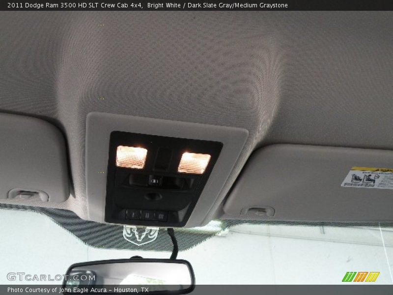 Bright White / Dark Slate Gray/Medium Graystone 2011 Dodge Ram 3500 HD SLT Crew Cab 4x4