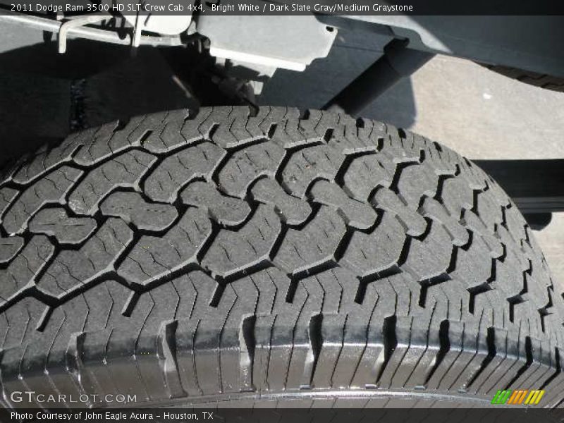 Bright White / Dark Slate Gray/Medium Graystone 2011 Dodge Ram 3500 HD SLT Crew Cab 4x4
