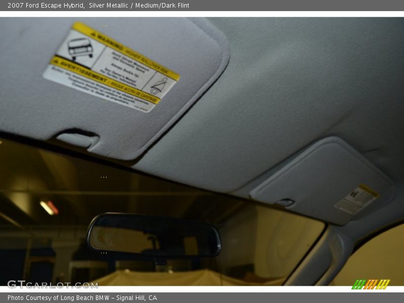 Silver Metallic / Medium/Dark Flint 2007 Ford Escape Hybrid