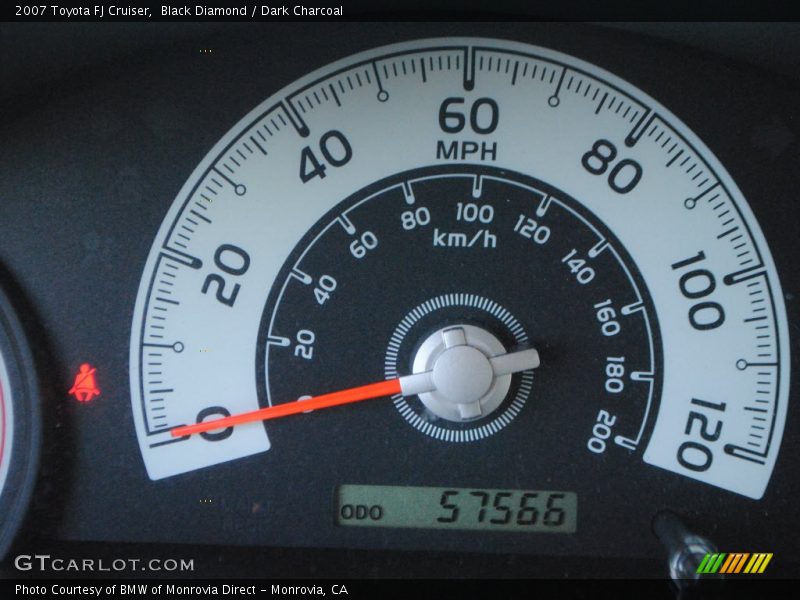 Black Diamond / Dark Charcoal 2007 Toyota FJ Cruiser