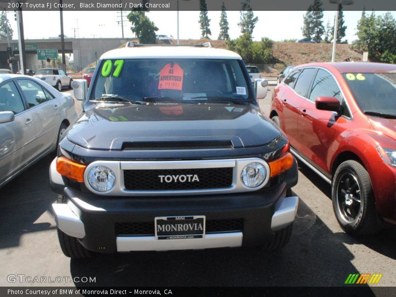 Black Diamond / Dark Charcoal 2007 Toyota FJ Cruiser