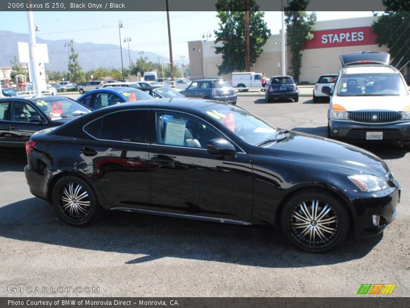Black Onyx / Black 2006 Lexus IS 250