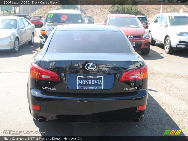 Black Onyx / Black 2006 Lexus IS 250