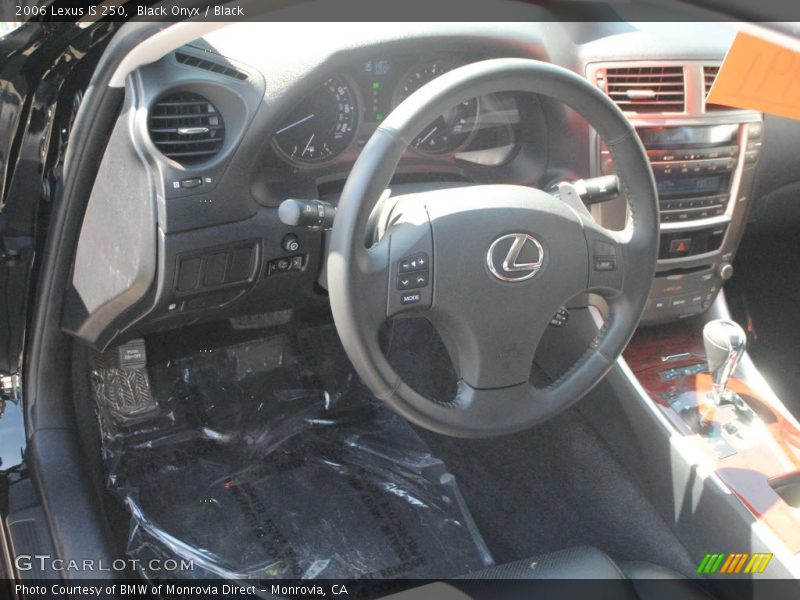 Black Onyx / Black 2006 Lexus IS 250