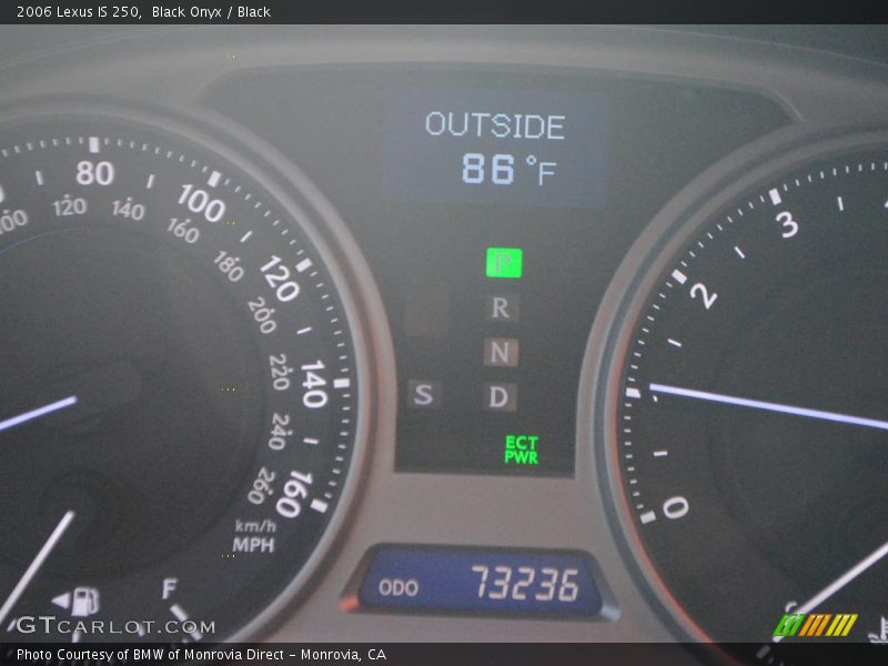 Black Onyx / Black 2006 Lexus IS 250