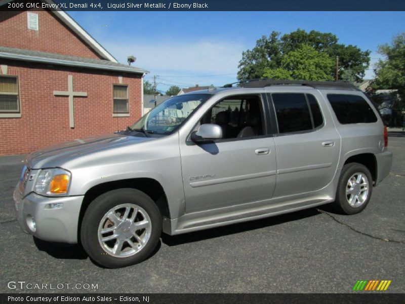 Liquid Silver Metallic / Ebony Black 2006 GMC Envoy XL Denali 4x4