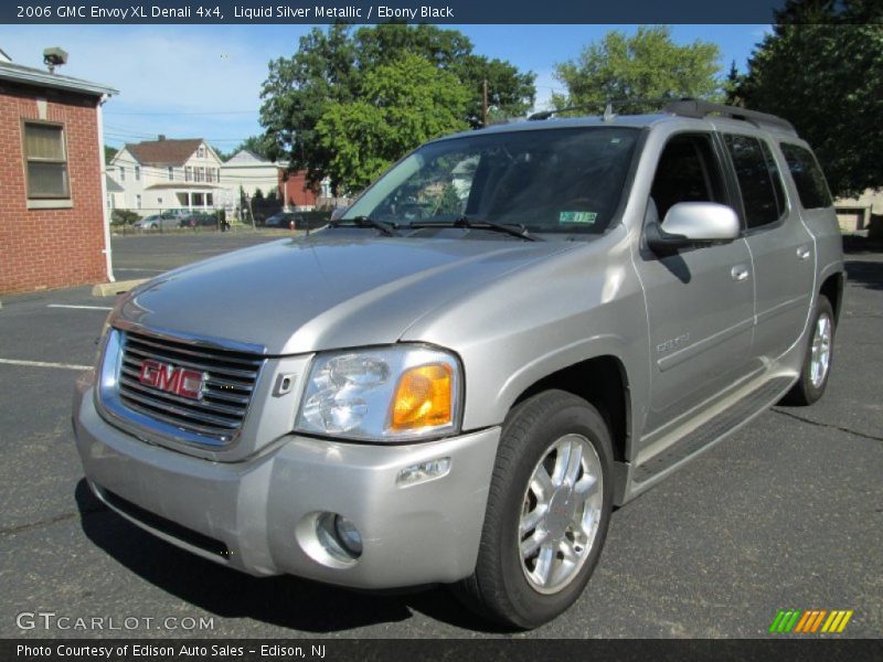 Liquid Silver Metallic / Ebony Black 2006 GMC Envoy XL Denali 4x4