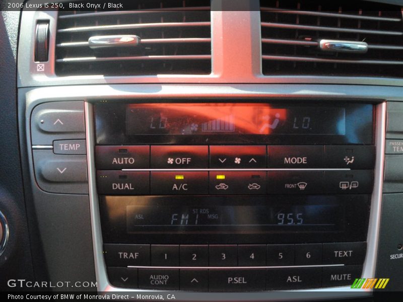 Black Onyx / Black 2006 Lexus IS 250