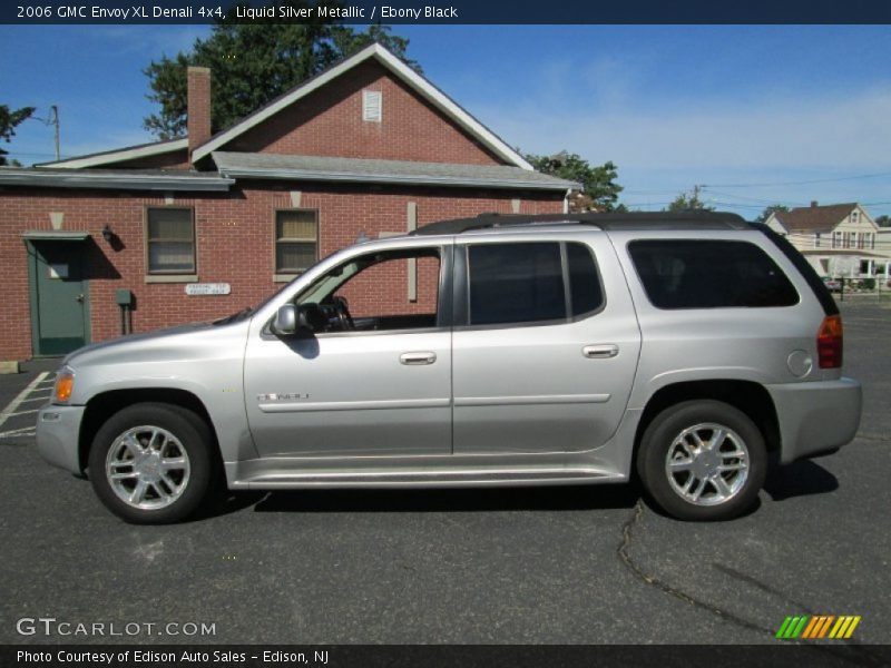 Liquid Silver Metallic / Ebony Black 2006 GMC Envoy XL Denali 4x4