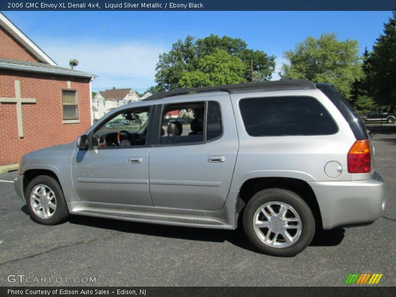 Liquid Silver Metallic / Ebony Black 2006 GMC Envoy XL Denali 4x4