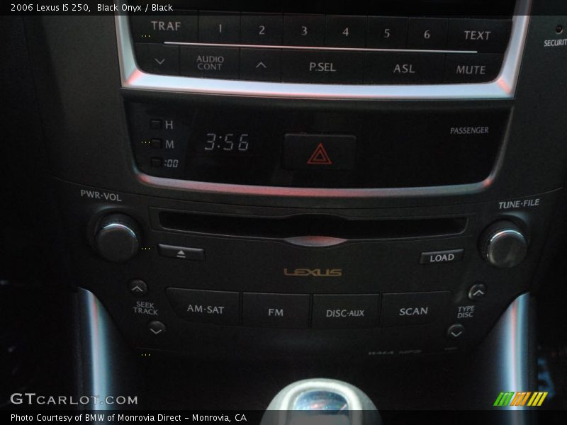 Black Onyx / Black 2006 Lexus IS 250