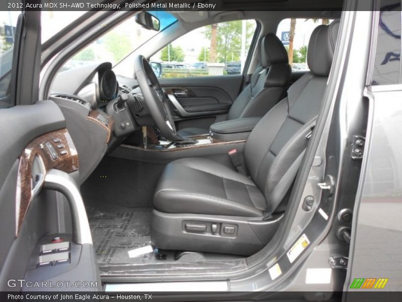 Polished Metal Metallic / Ebony 2012 Acura MDX SH-AWD Technology