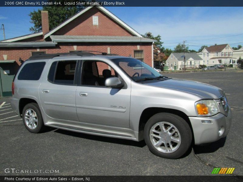 Liquid Silver Metallic / Ebony Black 2006 GMC Envoy XL Denali 4x4