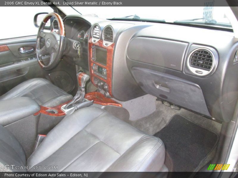Liquid Silver Metallic / Ebony Black 2006 GMC Envoy XL Denali 4x4