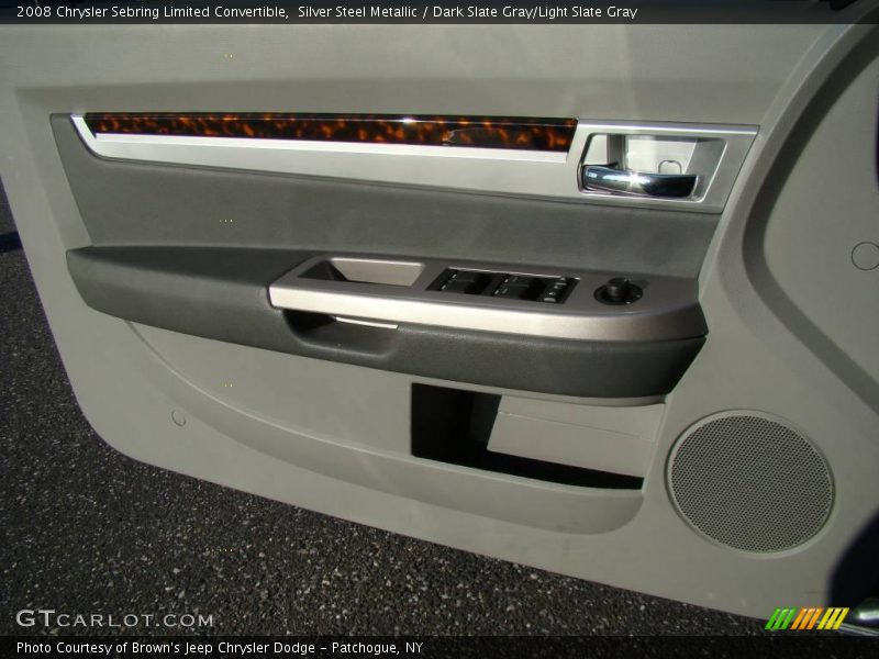 Silver Steel Metallic / Dark Slate Gray/Light Slate Gray 2008 Chrysler Sebring Limited Convertible