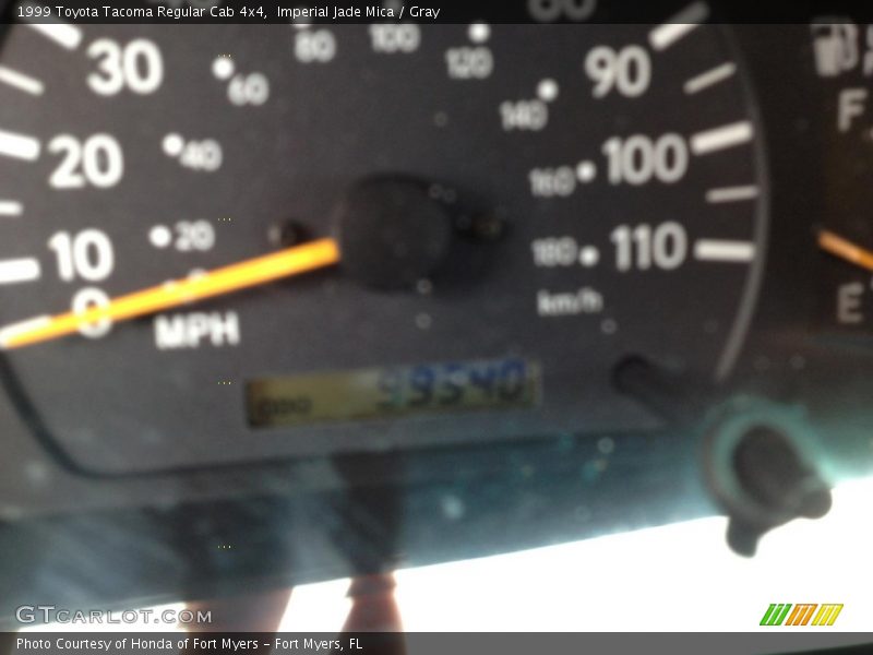 Imperial Jade Mica / Gray 1999 Toyota Tacoma Regular Cab 4x4