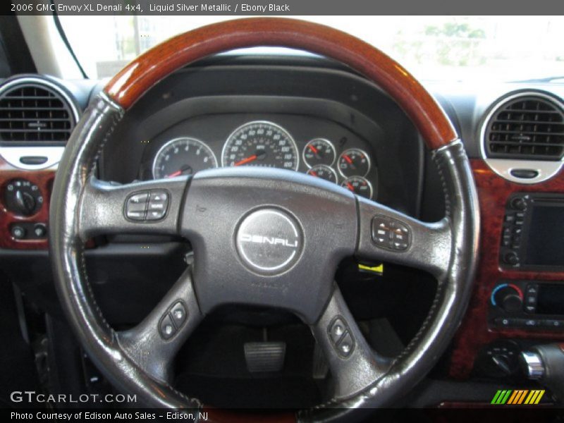 Liquid Silver Metallic / Ebony Black 2006 GMC Envoy XL Denali 4x4