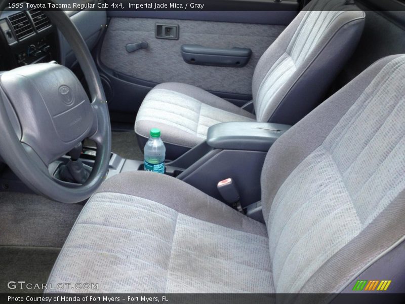 Imperial Jade Mica / Gray 1999 Toyota Tacoma Regular Cab 4x4
