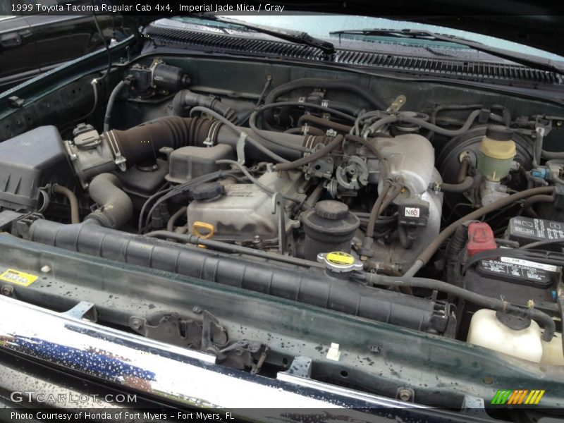 Imperial Jade Mica / Gray 1999 Toyota Tacoma Regular Cab 4x4