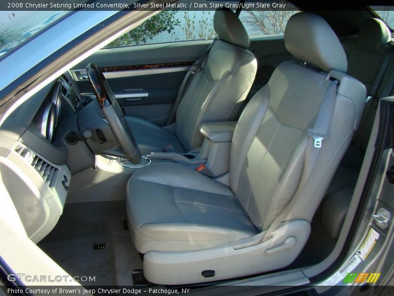 Silver Steel Metallic / Dark Slate Gray/Light Slate Gray 2008 Chrysler Sebring Limited Convertible
