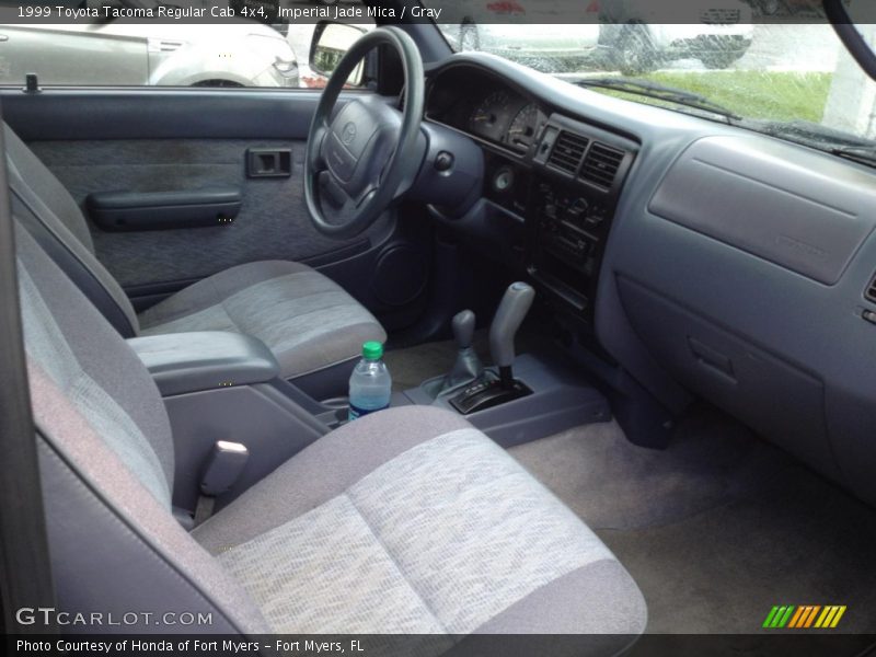 Imperial Jade Mica / Gray 1999 Toyota Tacoma Regular Cab 4x4