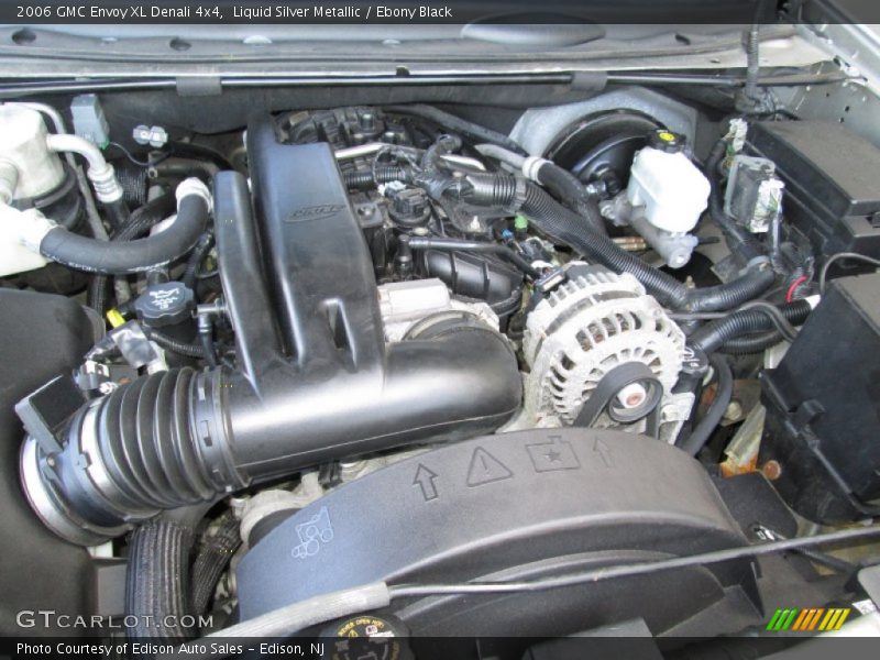 Liquid Silver Metallic / Ebony Black 2006 GMC Envoy XL Denali 4x4