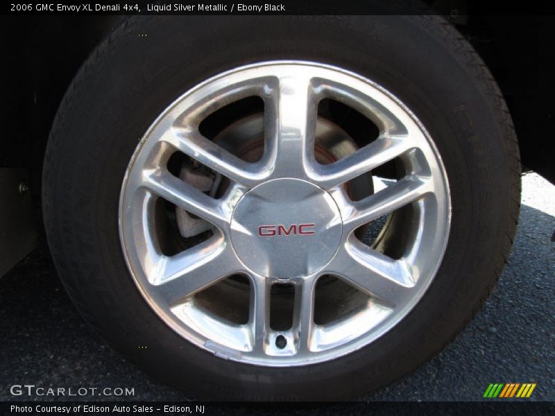 Liquid Silver Metallic / Ebony Black 2006 GMC Envoy XL Denali 4x4