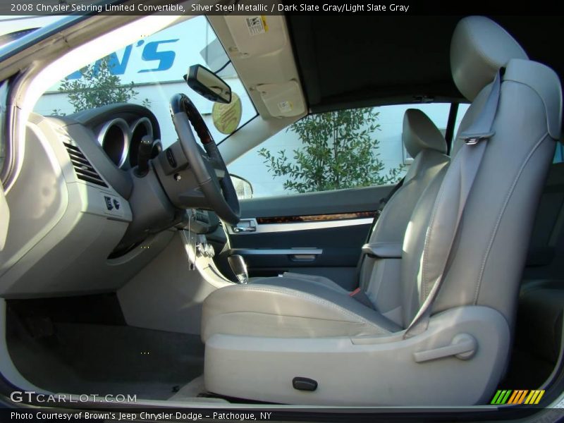 Silver Steel Metallic / Dark Slate Gray/Light Slate Gray 2008 Chrysler Sebring Limited Convertible
