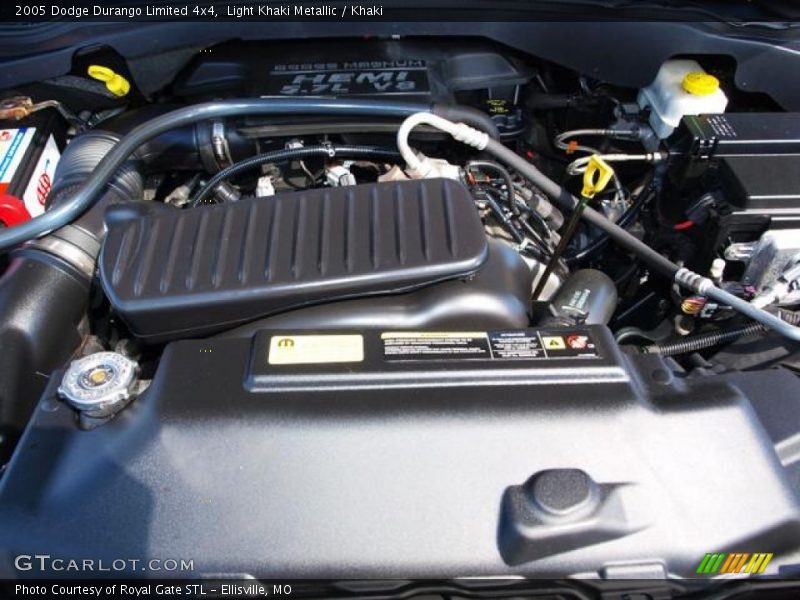 Light Khaki Metallic / Khaki 2005 Dodge Durango Limited 4x4