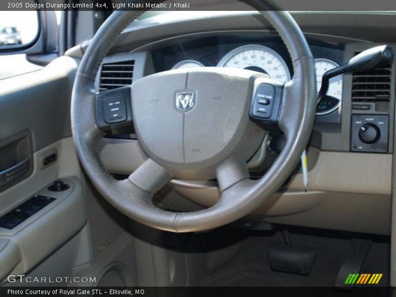 Light Khaki Metallic / Khaki 2005 Dodge Durango Limited 4x4
