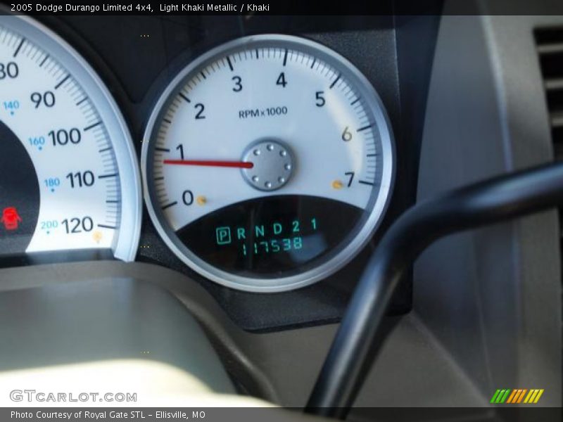 Light Khaki Metallic / Khaki 2005 Dodge Durango Limited 4x4