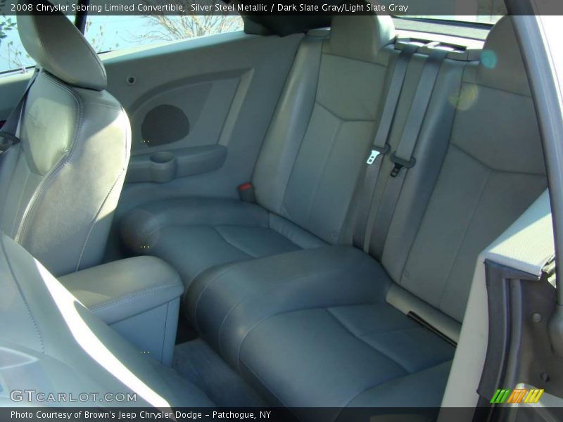 Silver Steel Metallic / Dark Slate Gray/Light Slate Gray 2008 Chrysler Sebring Limited Convertible