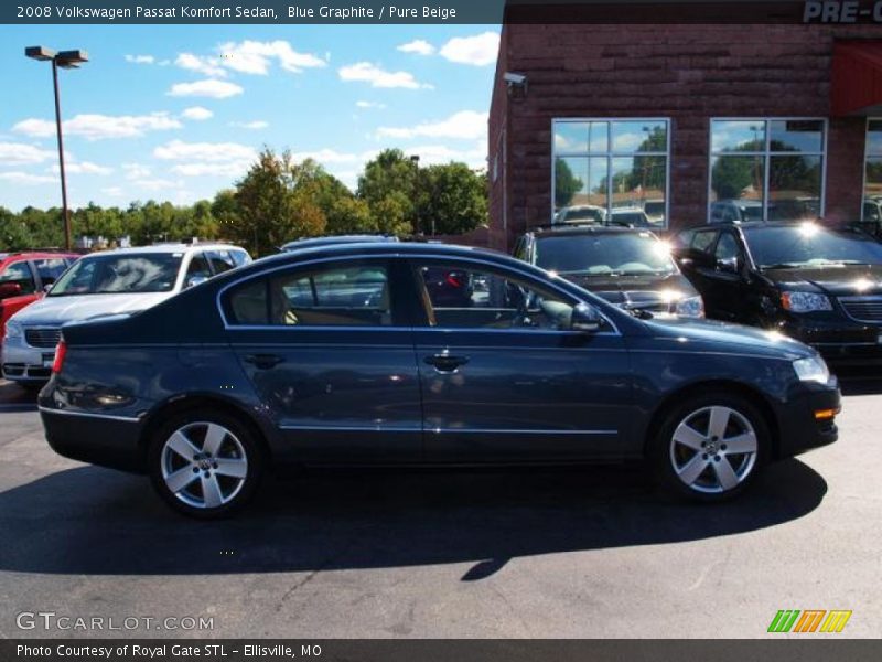 Blue Graphite / Pure Beige 2008 Volkswagen Passat Komfort Sedan